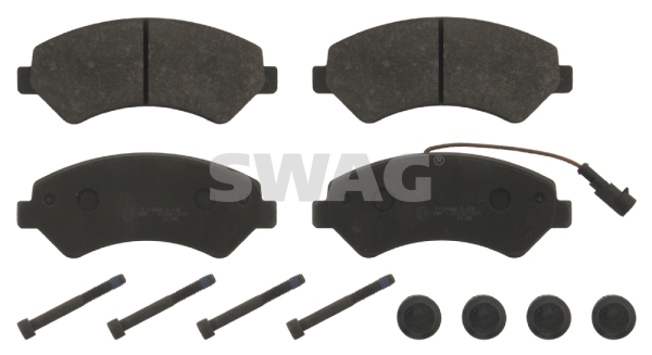 set placute frana,frana disc 62 91 6840 SWAG